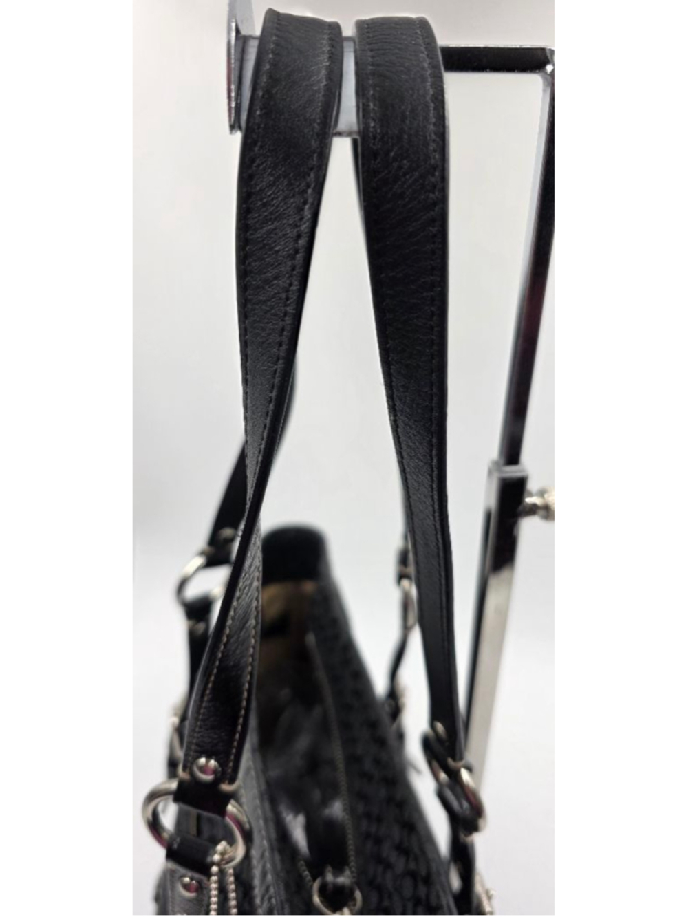 EUC Women's Coach Black Gallery Tote - Picture 9 of 16